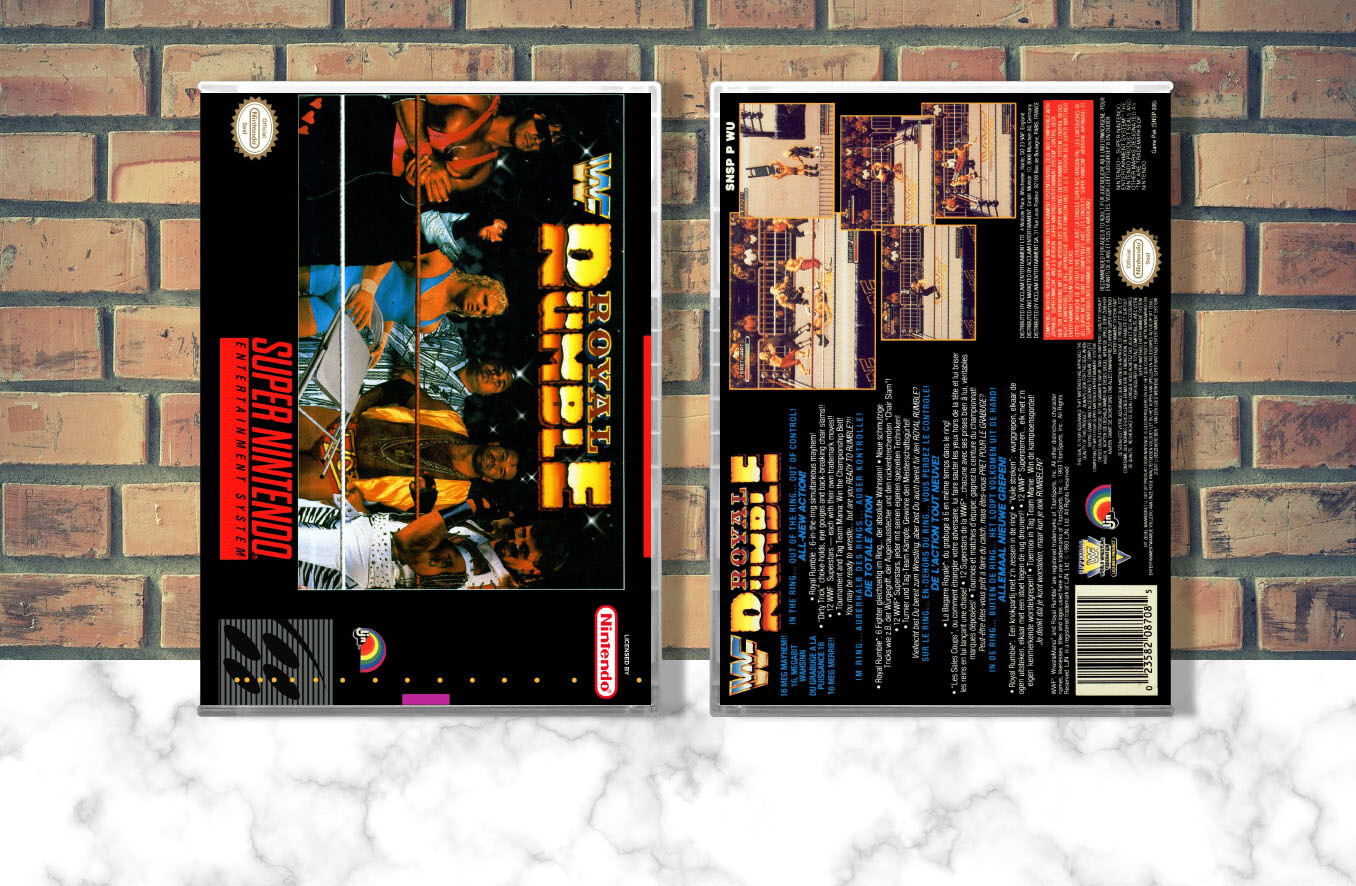 WWF Royal Rumble, Case Color: CLEAR (Transparent)