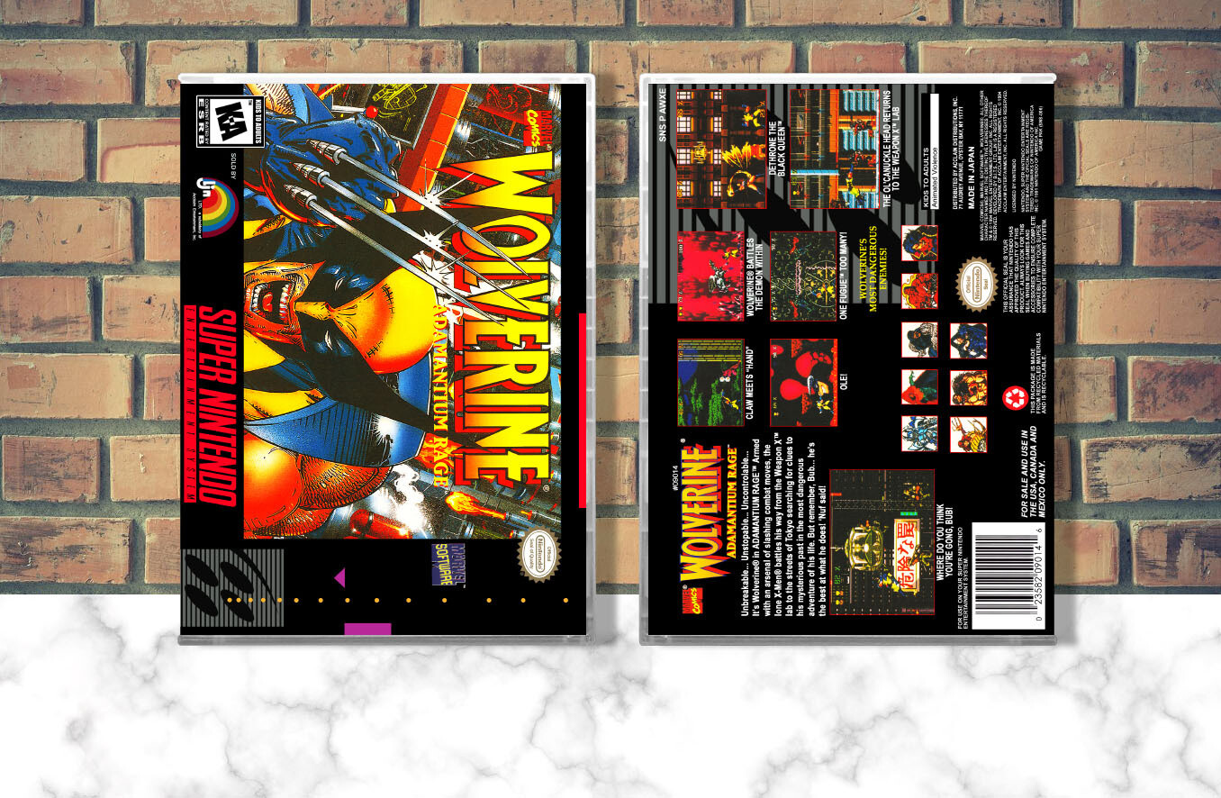 Wolverine: Adamantium Rage, Case Color: CLEAR (Transparent)