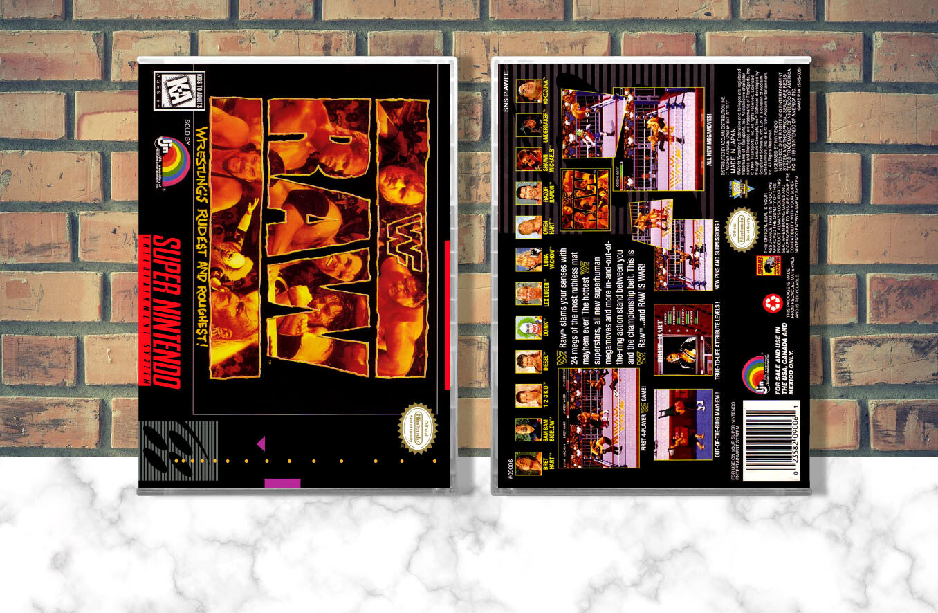 WWF RAW, Case Color: CLEAR (Transparent)