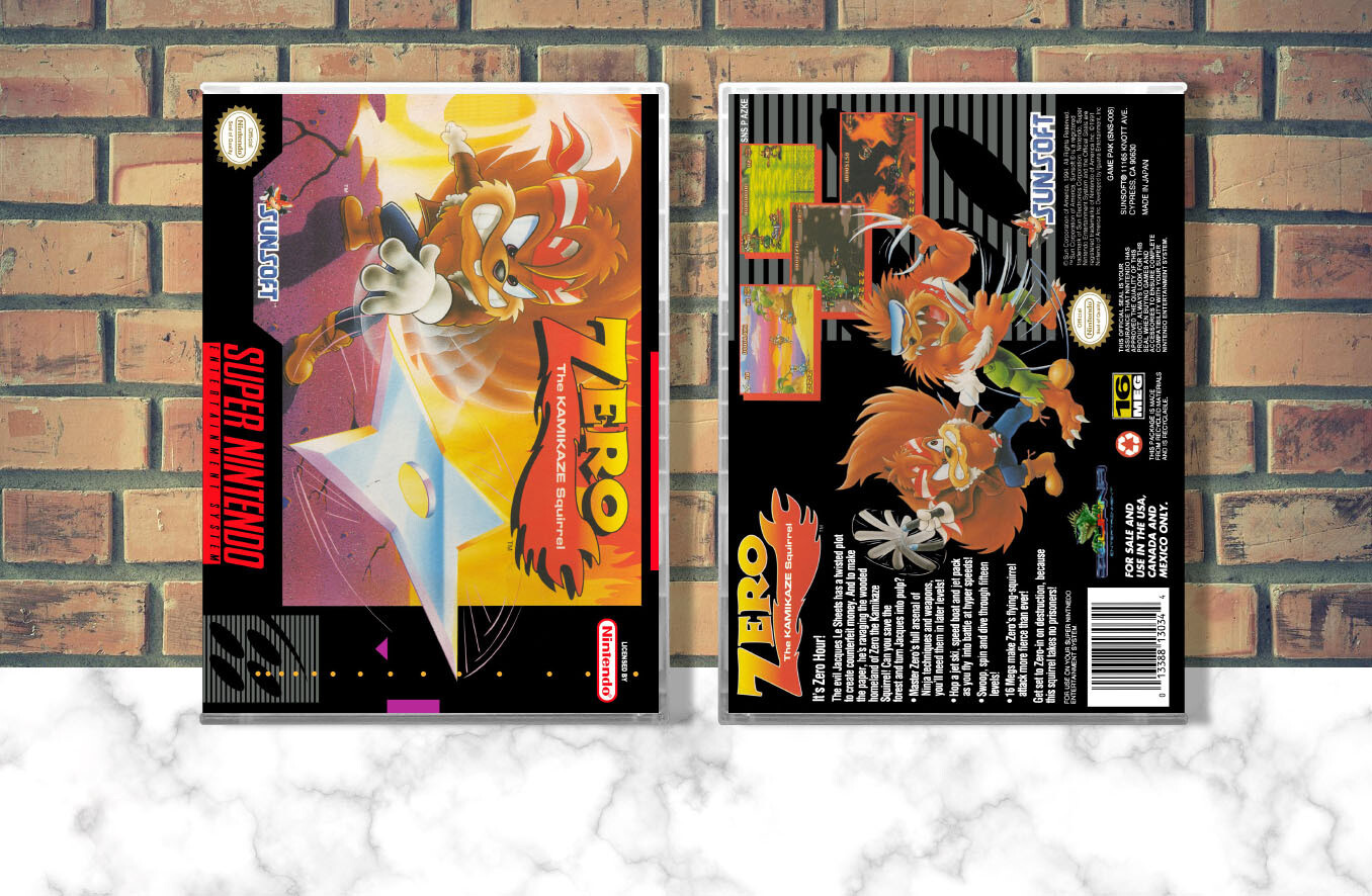 Zero the Kamikaze Squirrel, Case Color: CLEAR (Transparent)