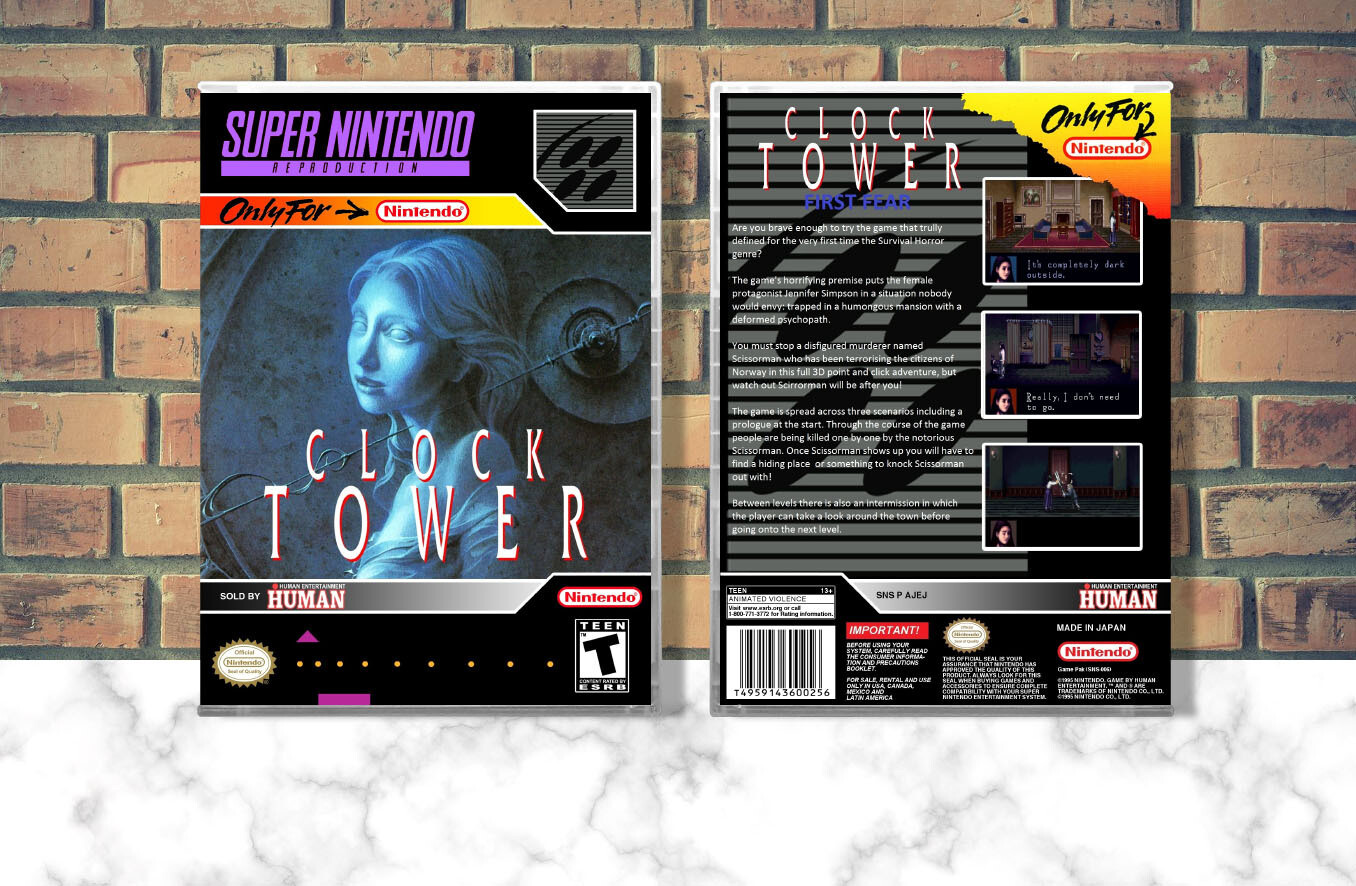 Clock Tower (Repro Spine), Case Color: CLEAR (Transparent)