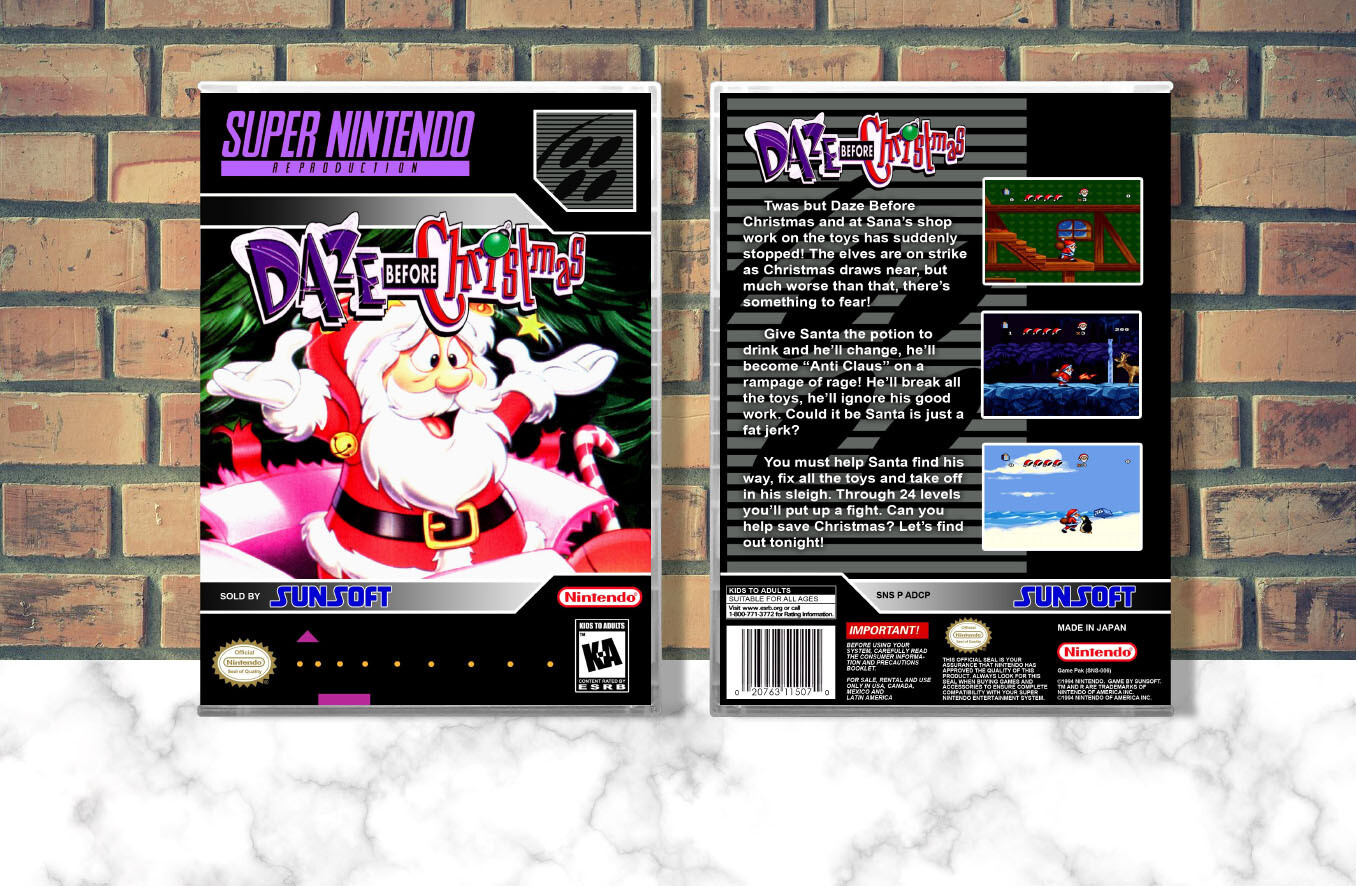 Daze Before Christmas (Repro Spine), Case Color: CLEAR (Transparent)