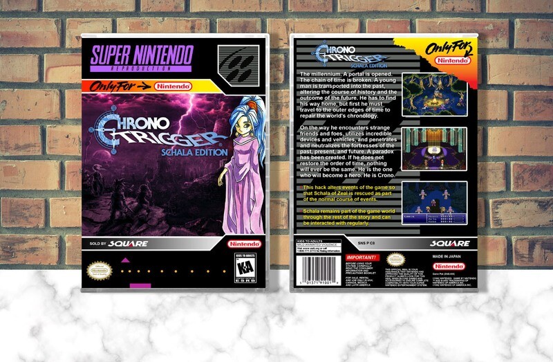 Chrono Trigger: Schala Edition (Repro Spine), Case Color: CLEAR (Transparent)