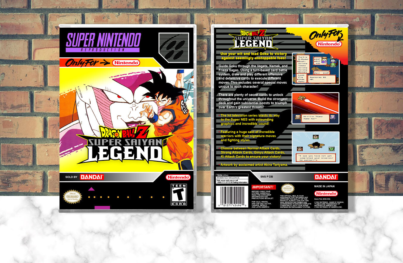 Dragon Ball Z: Super Saiyan Legend (Repro Spine), Case Color: CLEAR (Transparent)