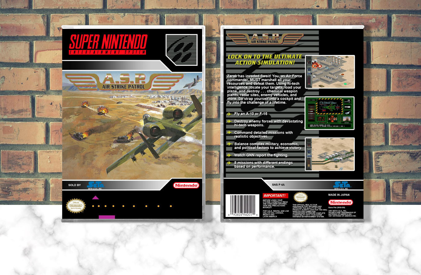 A.S.P. Air Strike Patrol, Case Color: CLEAR (Transparent)