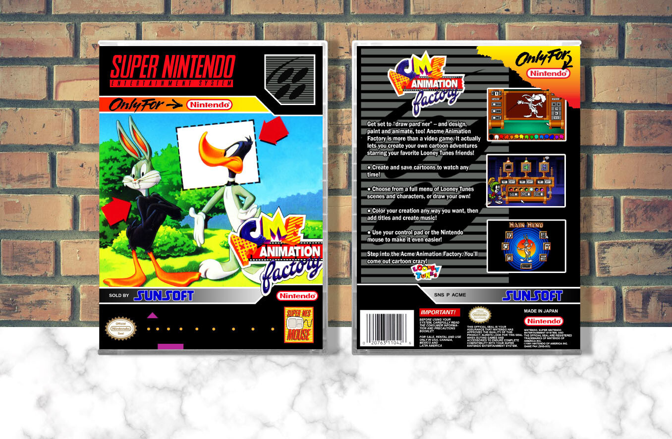 ACME Animation Factory, Case Color: CLEAR (Transparent)