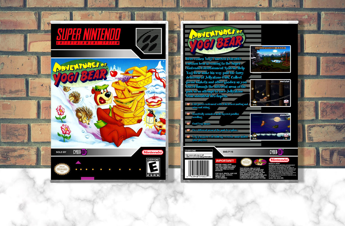 Adventures of Yogi Bear, Case Color: CLEAR (Transparent)