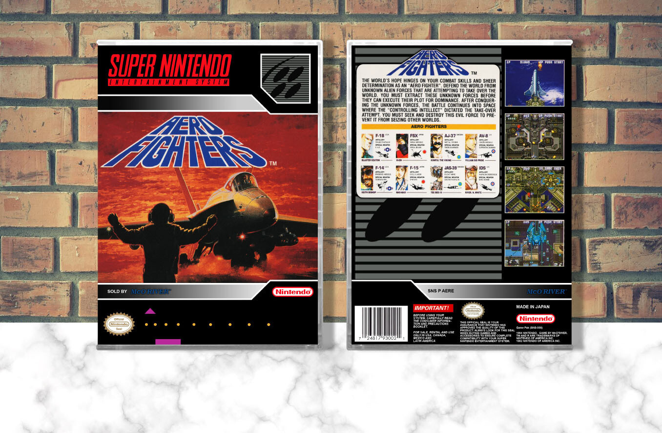 Aero Fighters, Case Color: CLEAR (Transparent)