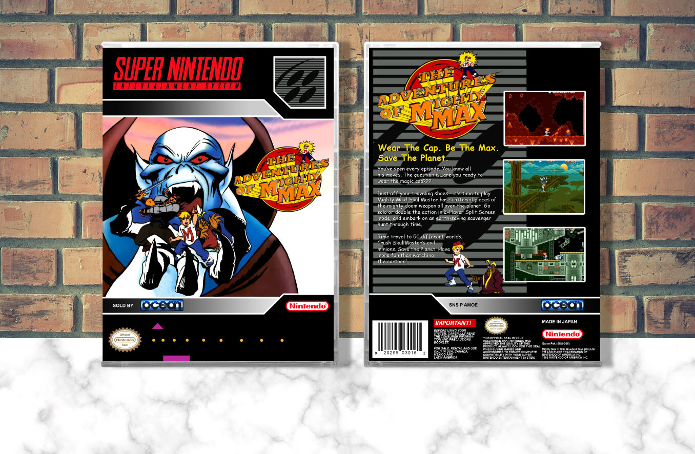 Adventures of Mighty Max, The, Case Color: CLEAR (Transparent)