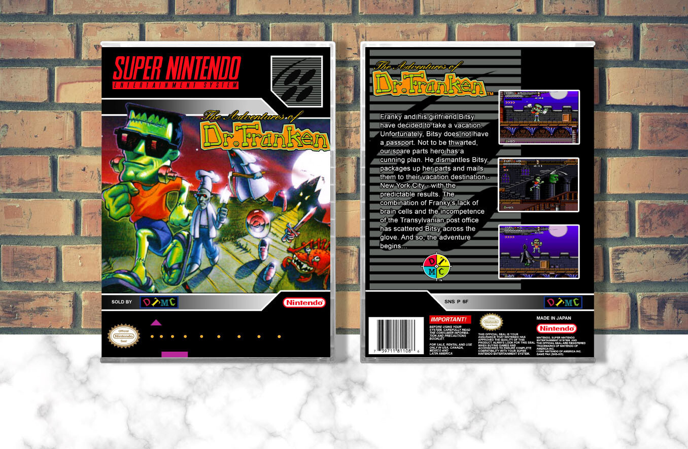 Adventures of Dr. Franken, The, Case Color: CLEAR (Transparent)