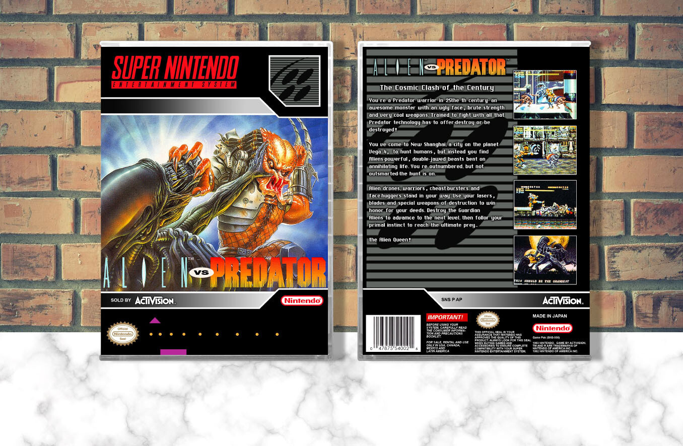 Alien vs Predator, Case Color: CLEAR (Transparent)