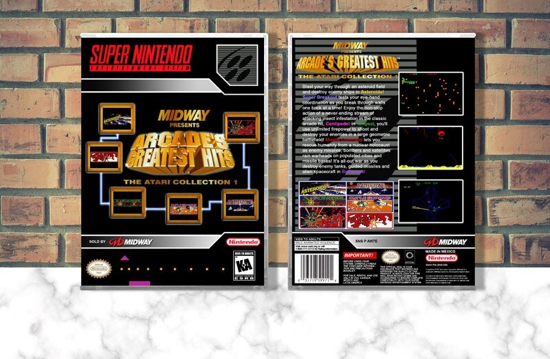 Arcade&#39;s Greatest Hits: The Atari Collection 1, Case Color: CLEAR (Transparent)