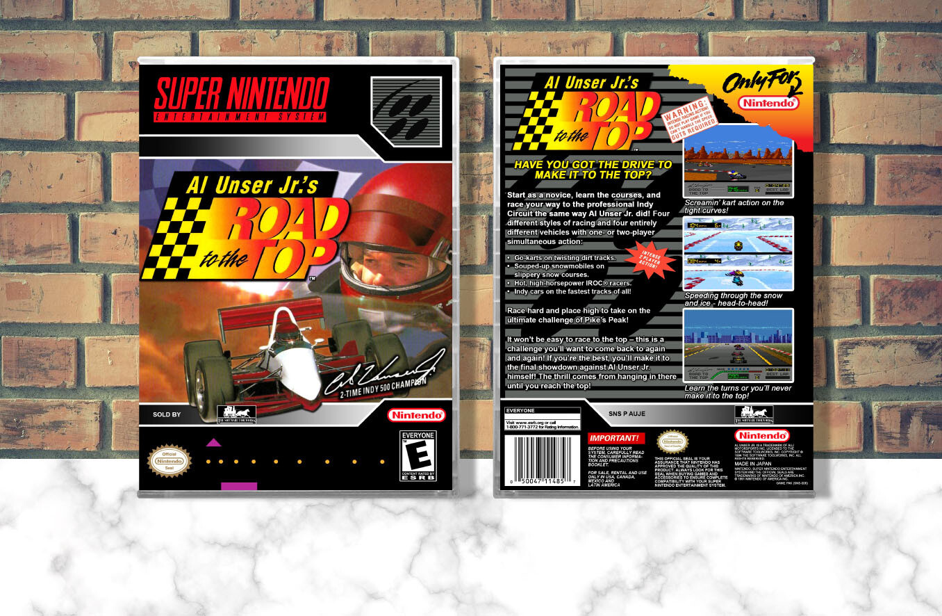 Al Unser Jr.&#39;s Road to the Top, Case Color: CLEAR (Transparent)