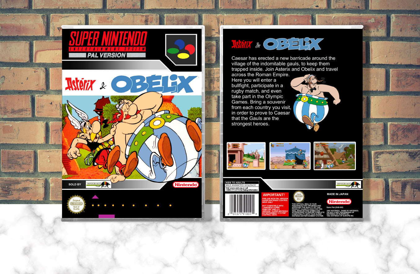 Asterix and Obelix (EU), Case Color: CLEAR (Transparent)