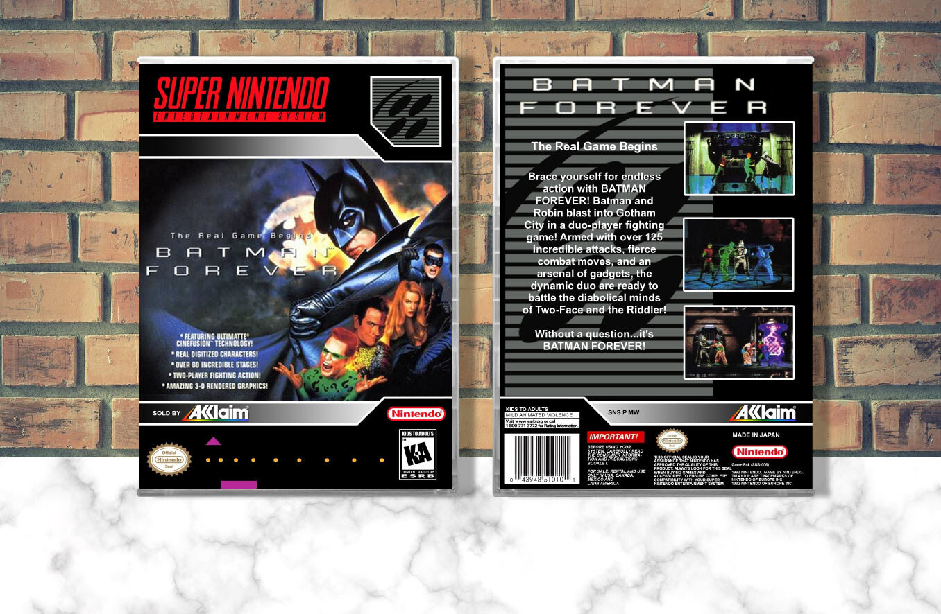 Batman Forever, Case Color: CLEAR (Transparent)