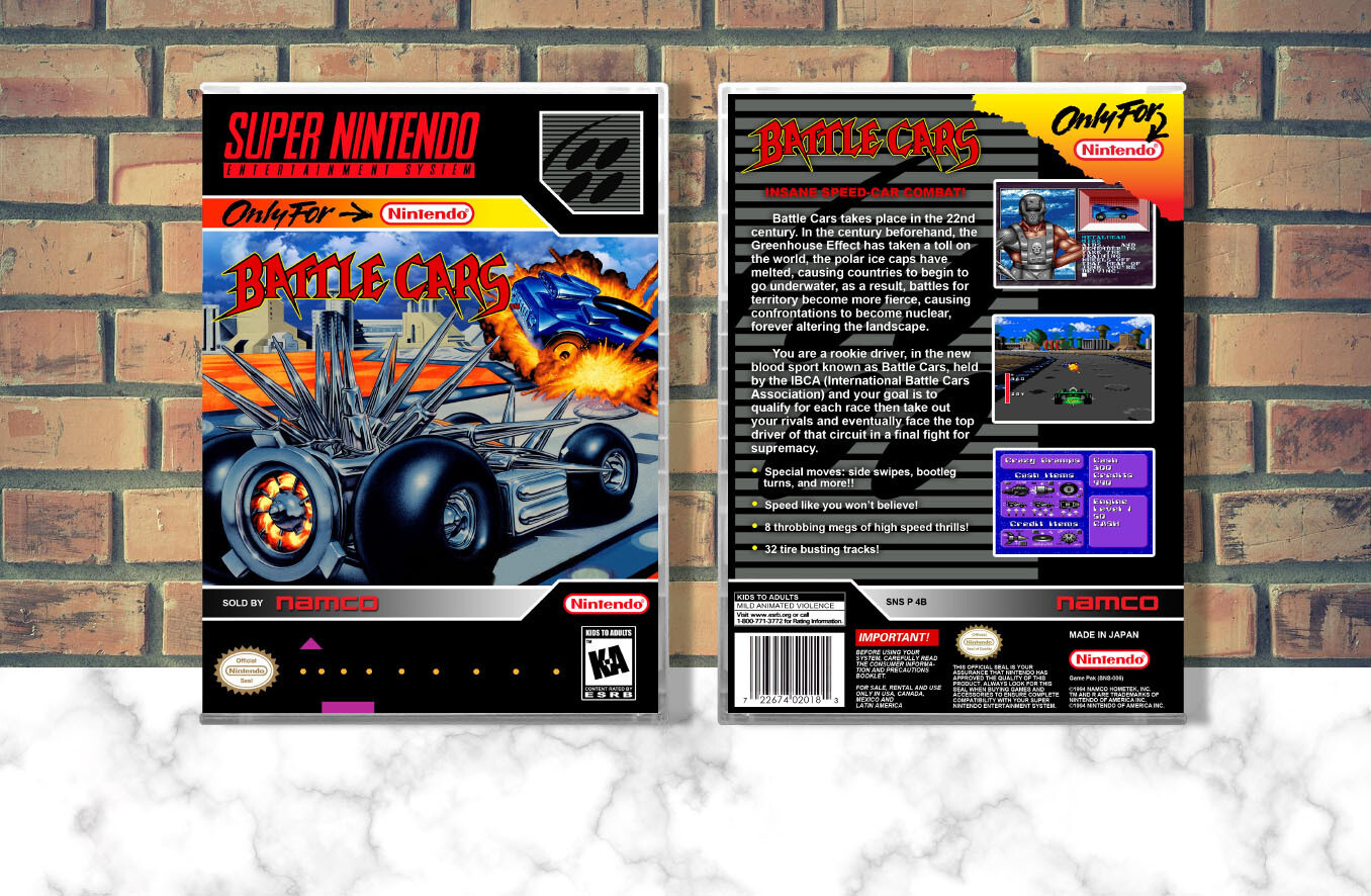 Battle Cars, Case Color: CLEAR (Transparent)