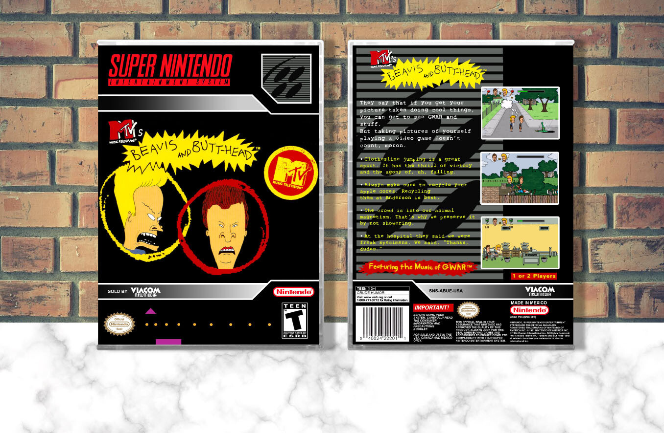 Beavis and Butt-head, Case Color: CLEAR (Transparent)