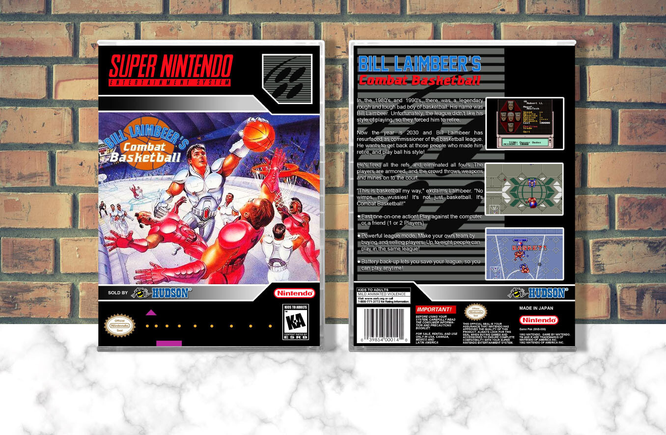 Bill Laimbeer&#39;s Combat Basketball, Case Color: CLEAR (Transparent)