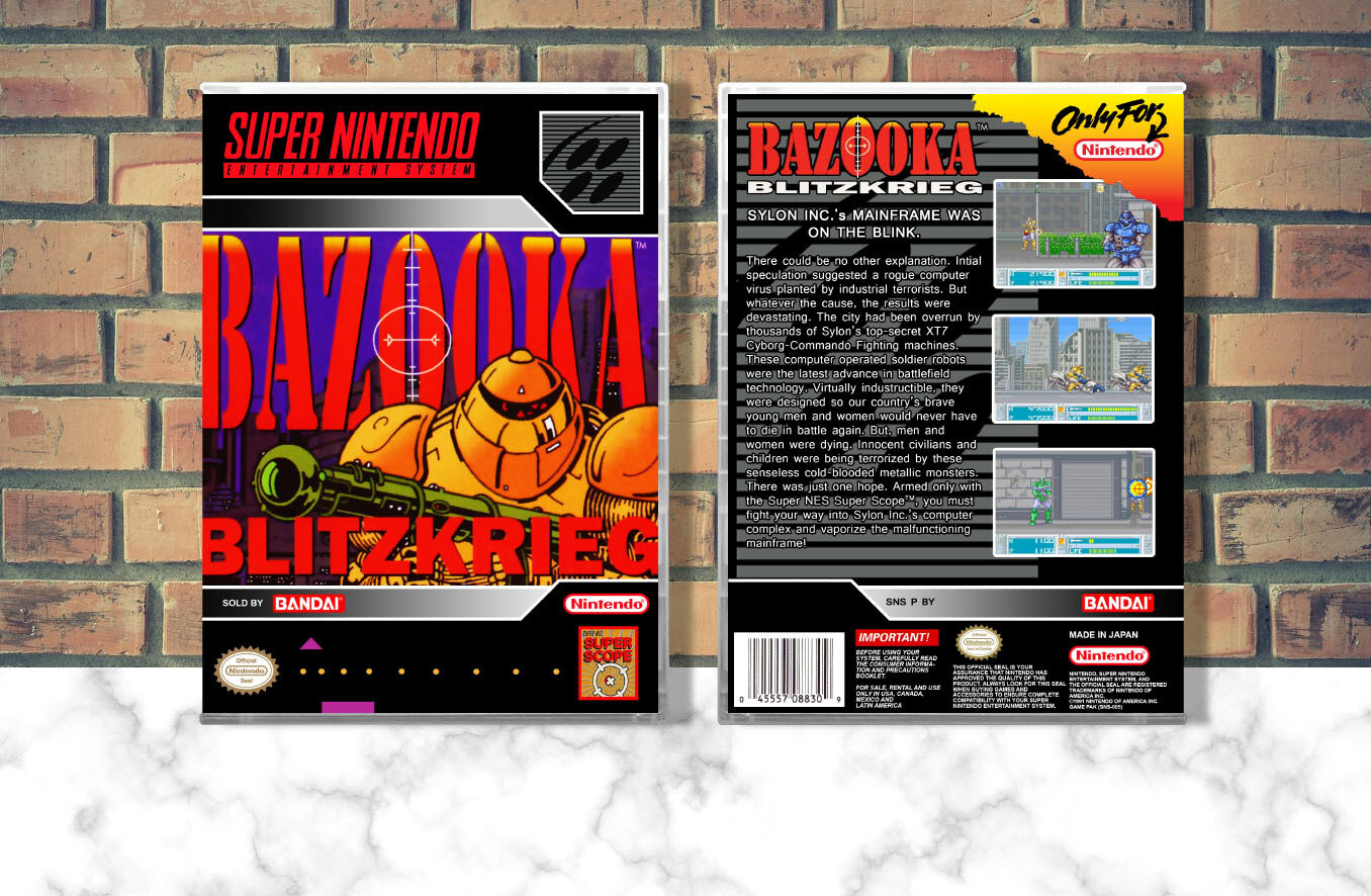 Bazooka Blitzkrieg, Case Color: CLEAR (Transparent)