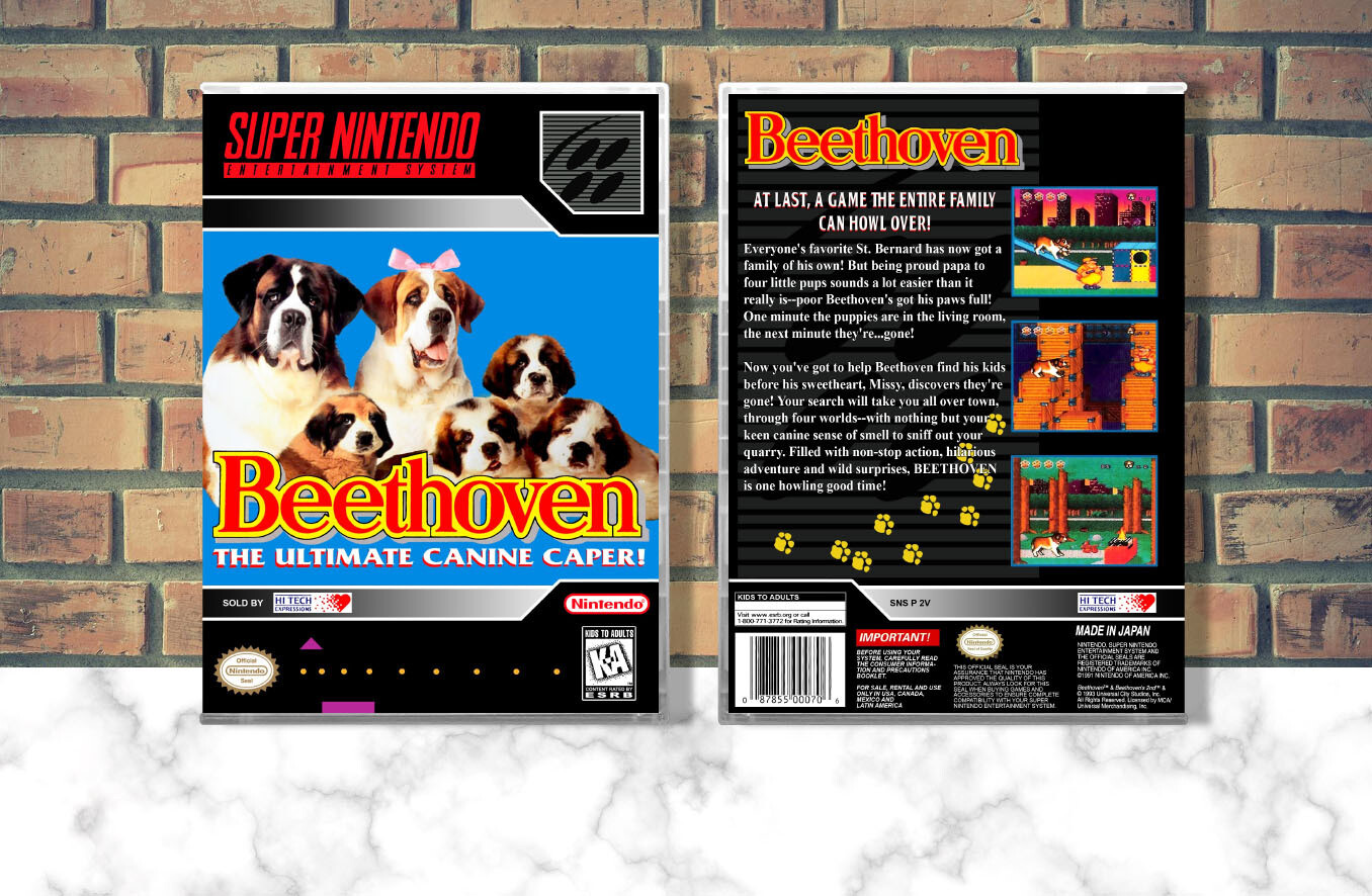 Beethoven The Ultimate Canine Caper, Case Color: CLEAR (Transparent)