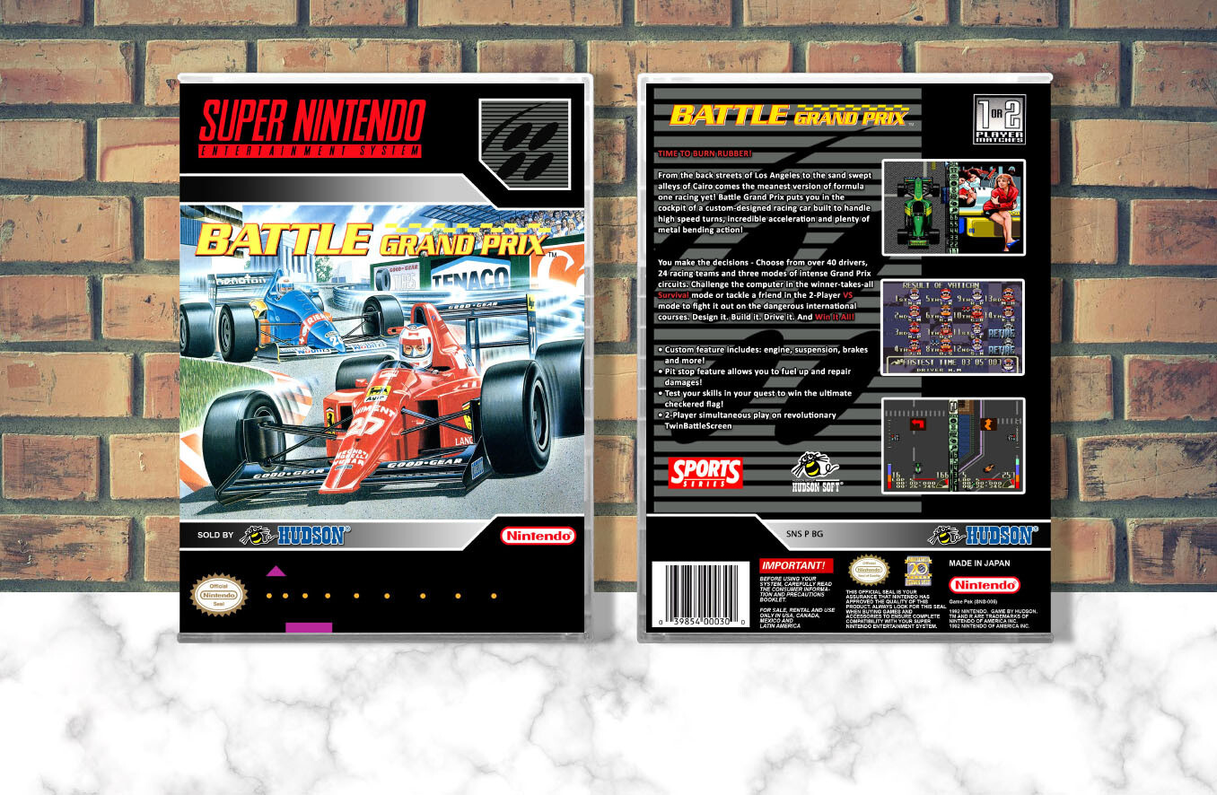 Battle Grand Prix, Case Color: CLEAR (Transparent)