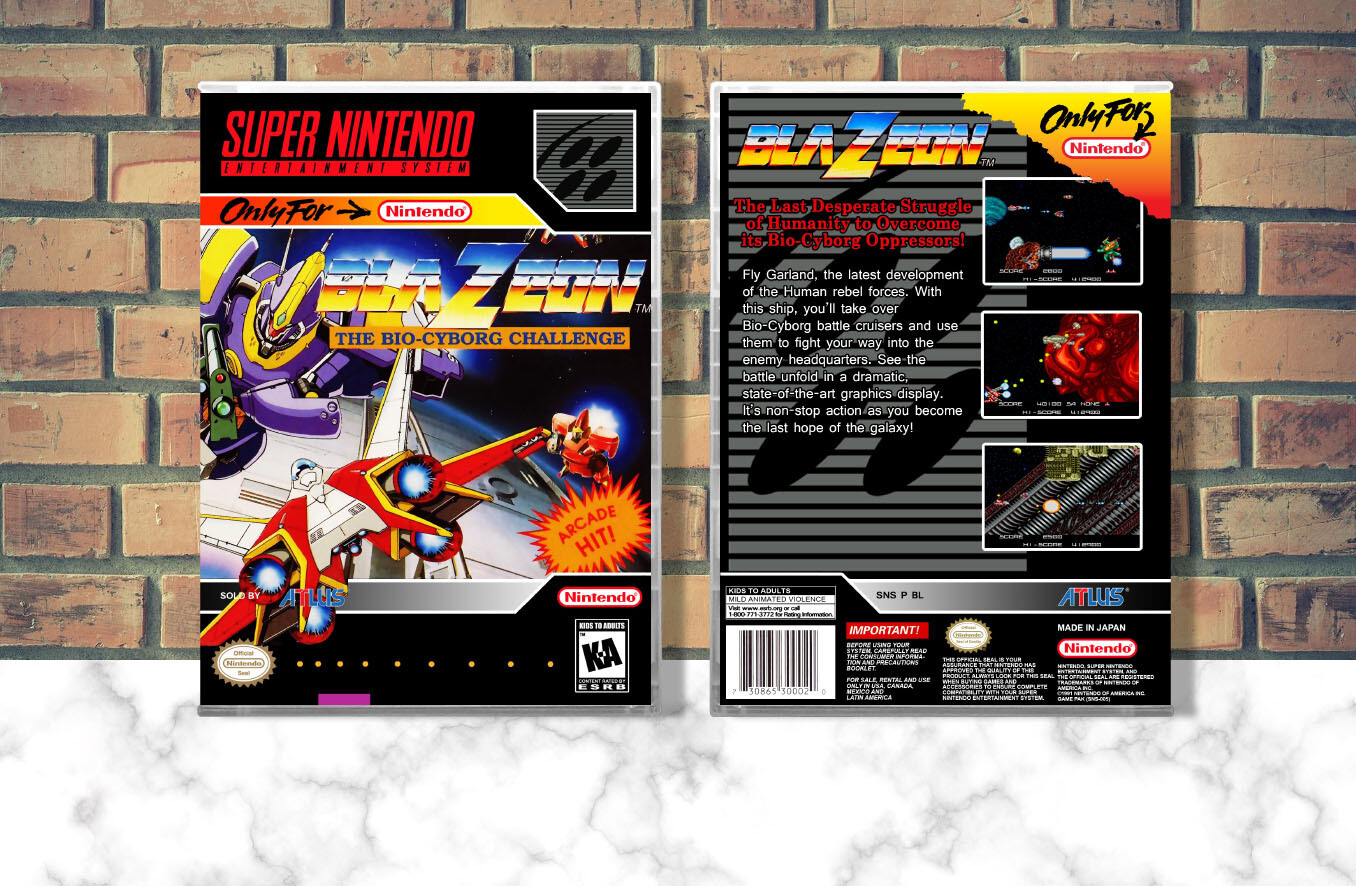 BlaZeon: The Bio-Cyborg Challenge, Case Color: CLEAR (Transparent)