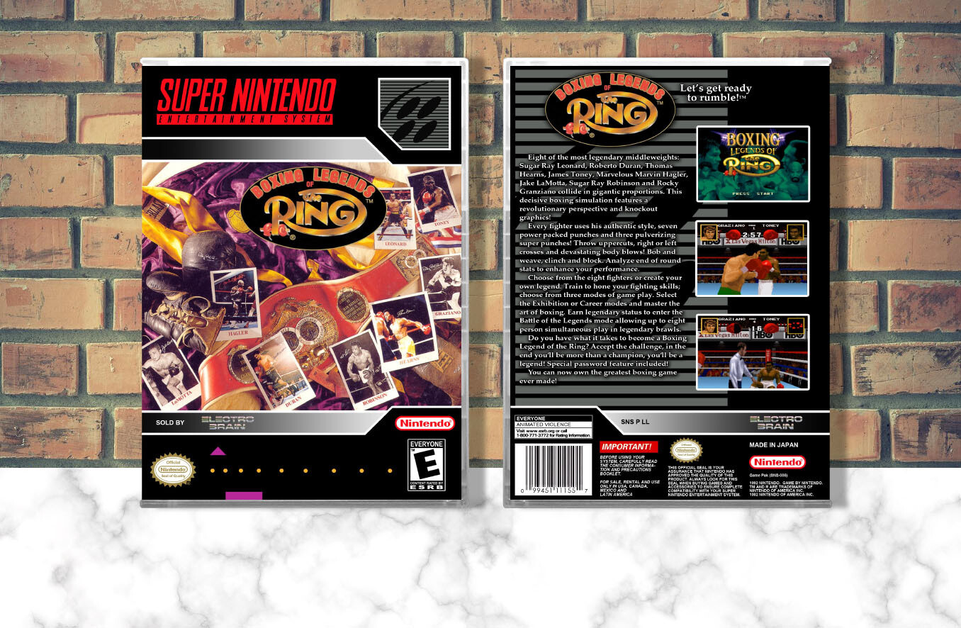 Boxing Legends of the Ring, Case Color: CLEAR (Transparent)