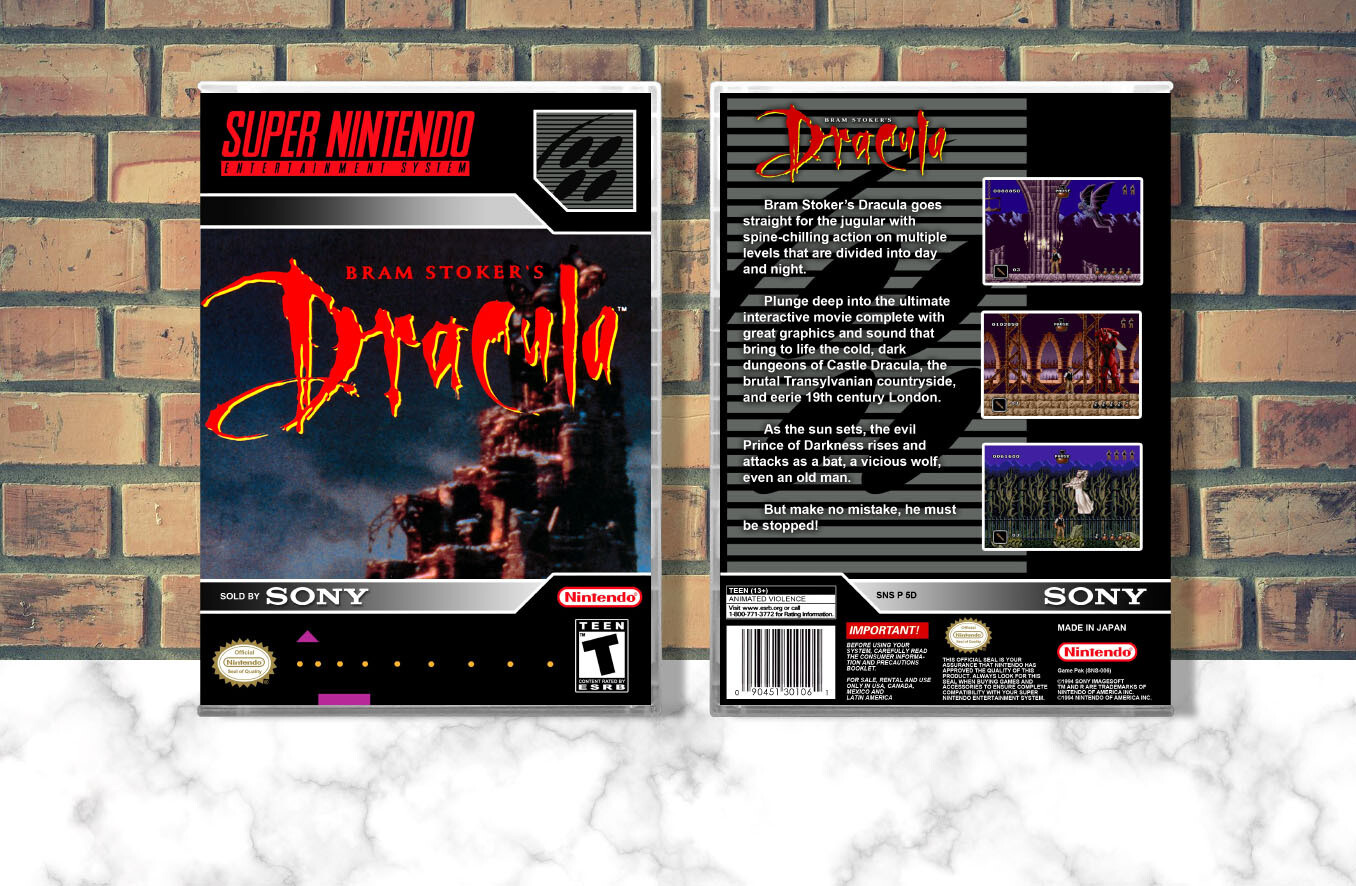 Bram Stoker&#39;s Dracula, Case Color: CLEAR (Transparent)