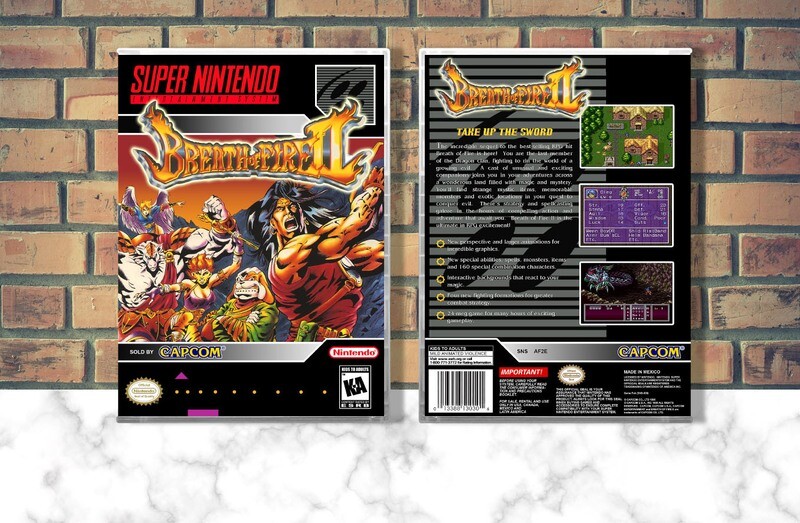 Breath of Fire II, Case Color: CLEAR (Transparent)