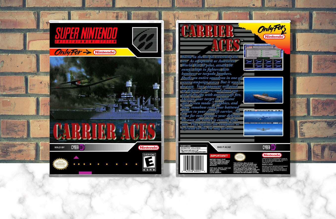 Carrier Aces, Case Color: CLEAR (Transparent)