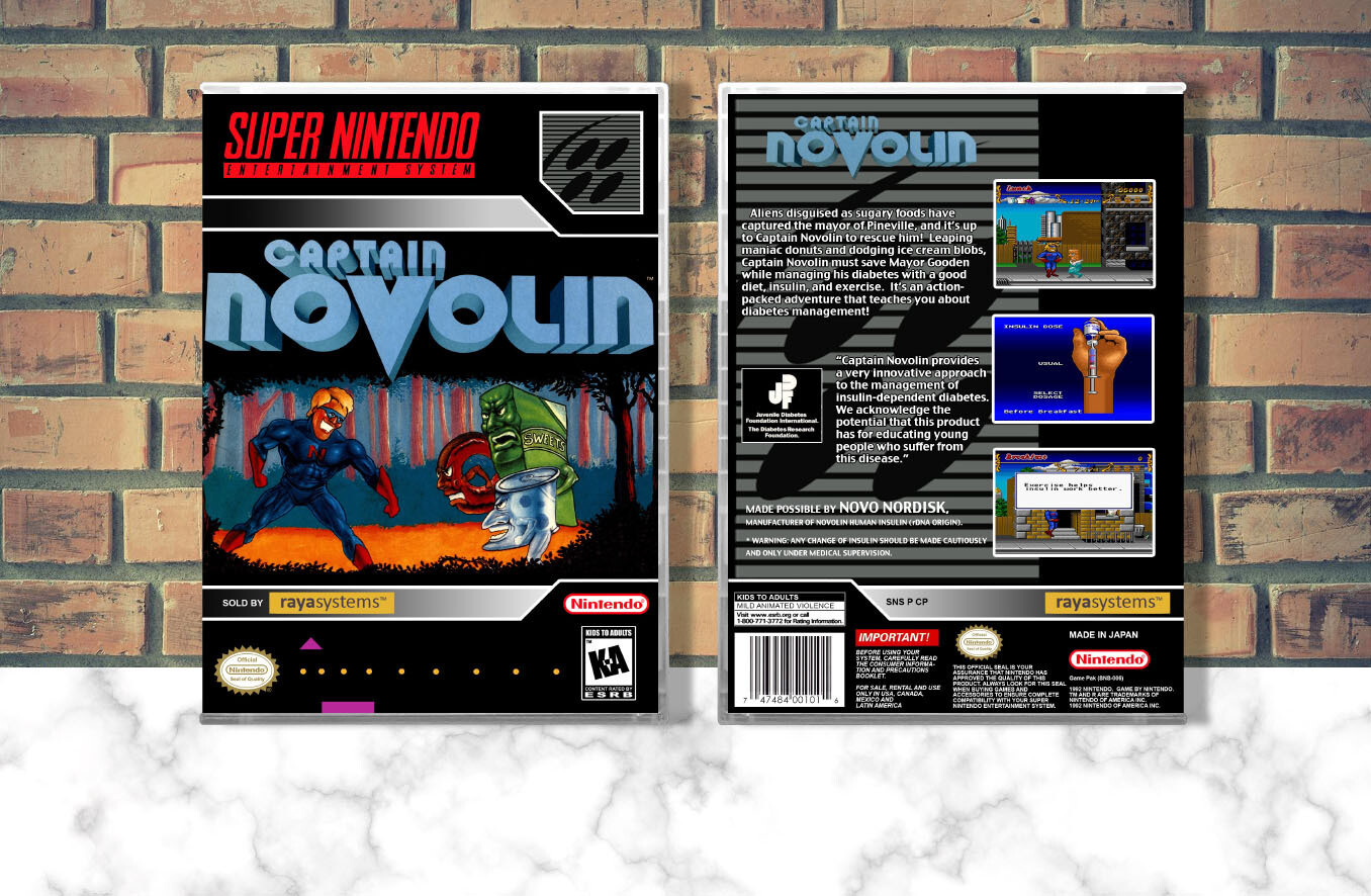 Captain Novolin, Case Color: CLEAR (Transparent)