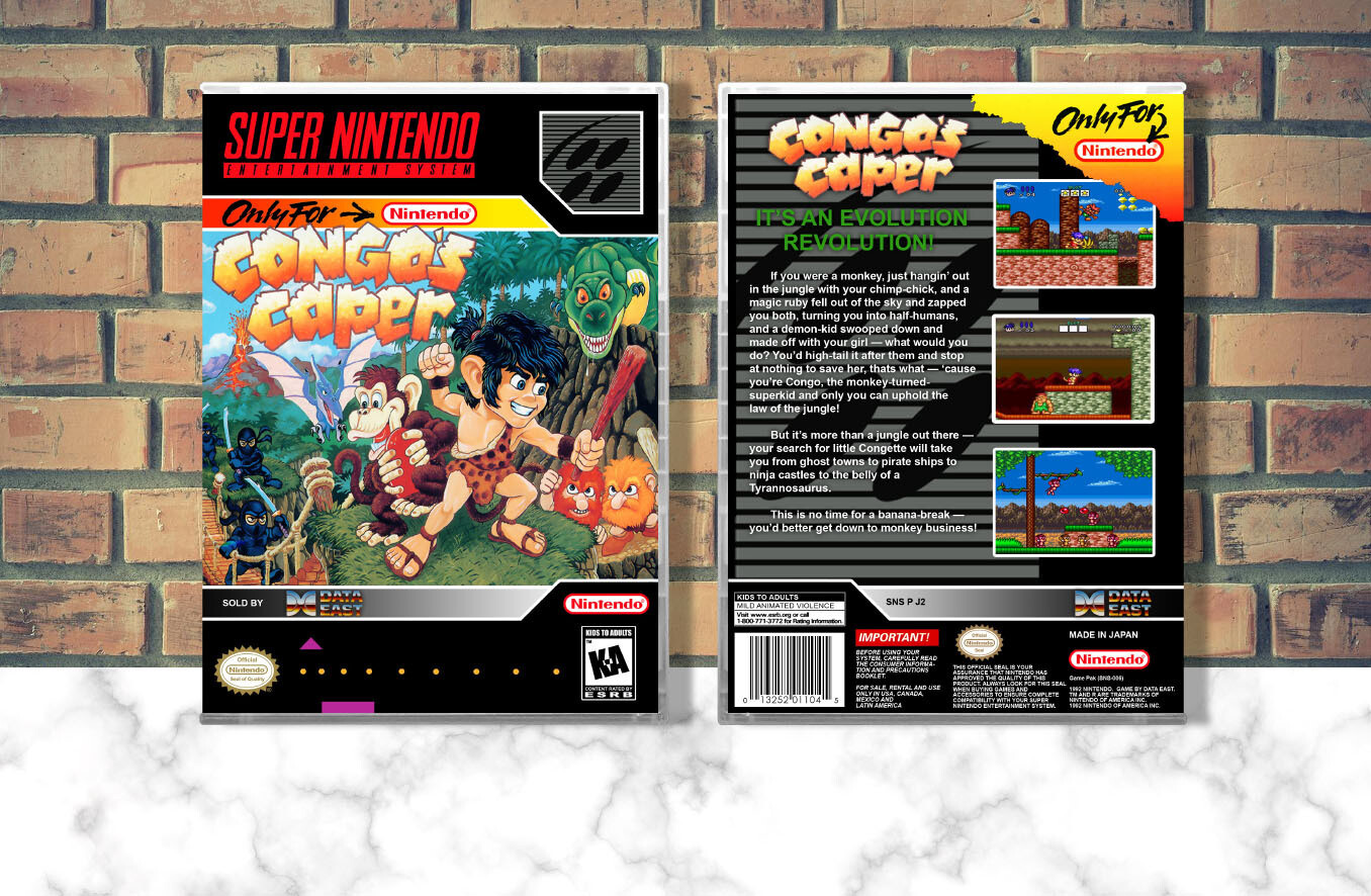 Congo&#39;s Caper, Case Color: CLEAR (Transparent)