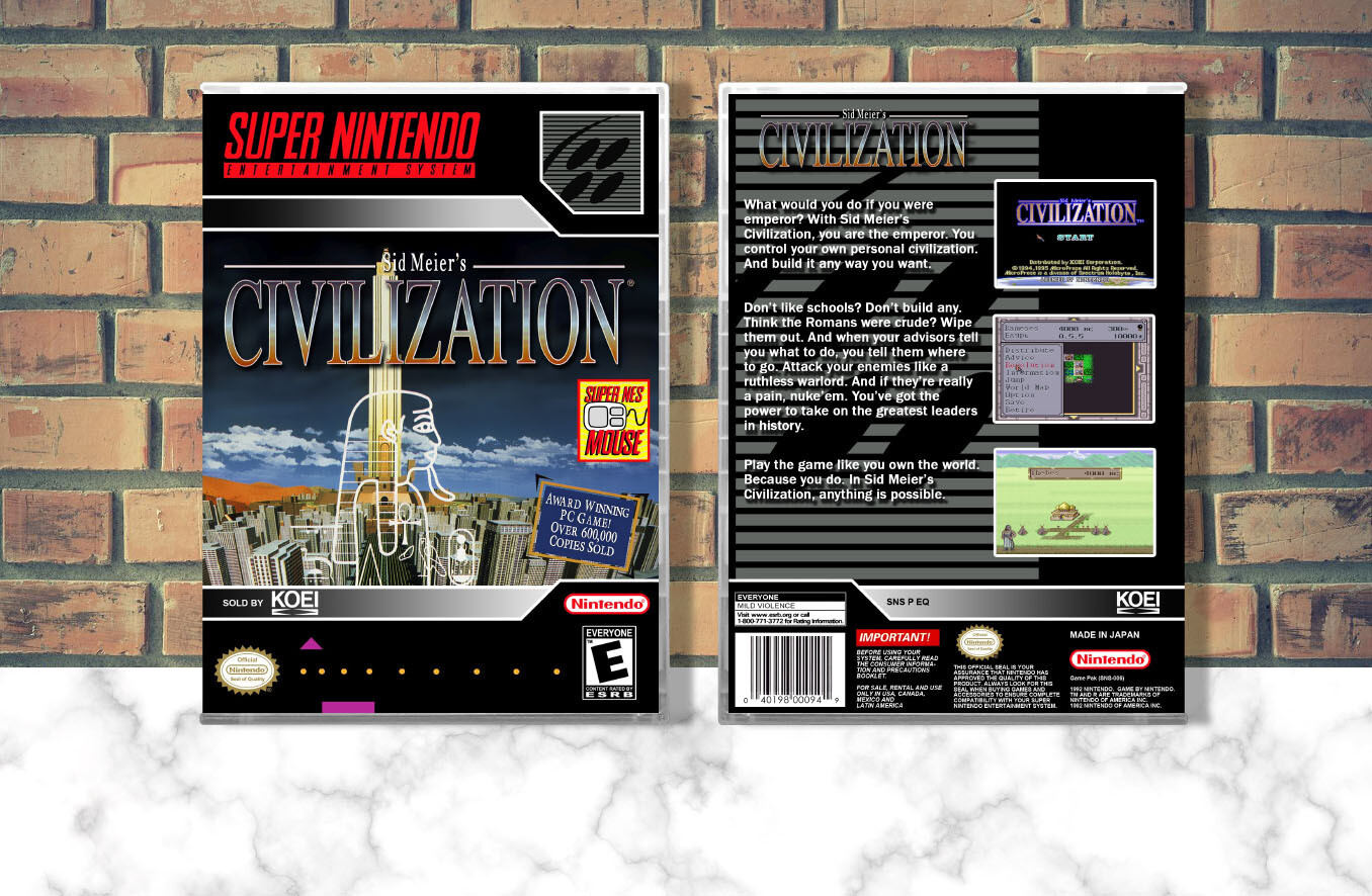 Civilization, Case Color: CLEAR (Transparent)