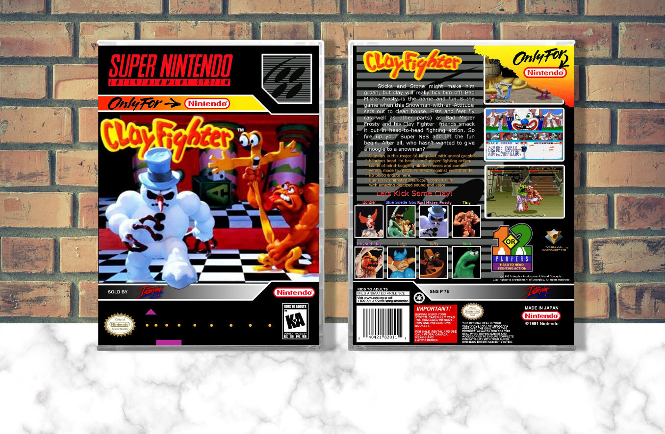 Clay Fighter, Case Color: CLEAR (Transparent)