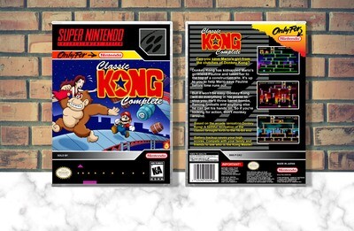 Classic Kong Complete, Case Color: CLEAR (Transparent)