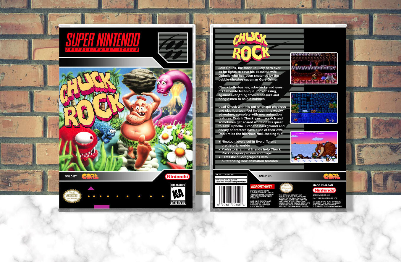 Chuck Rock, Case Color: CLEAR (Transparent)