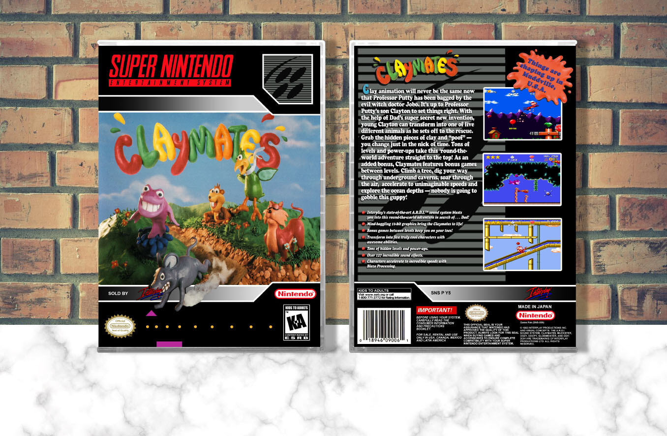 Claymates, Case Color: CLEAR (Transparent)