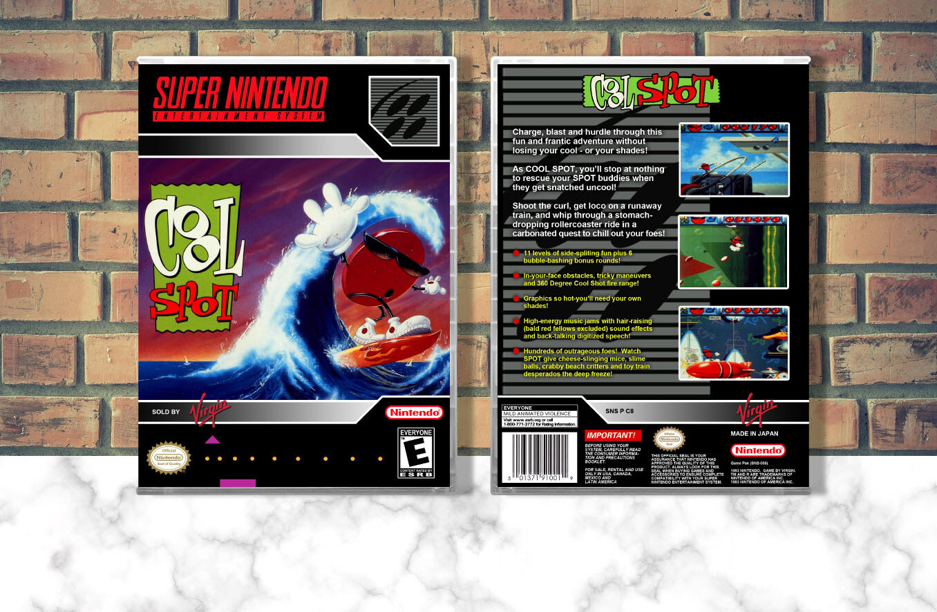 Cool Spot, Case Color: CLEAR (Transparent)