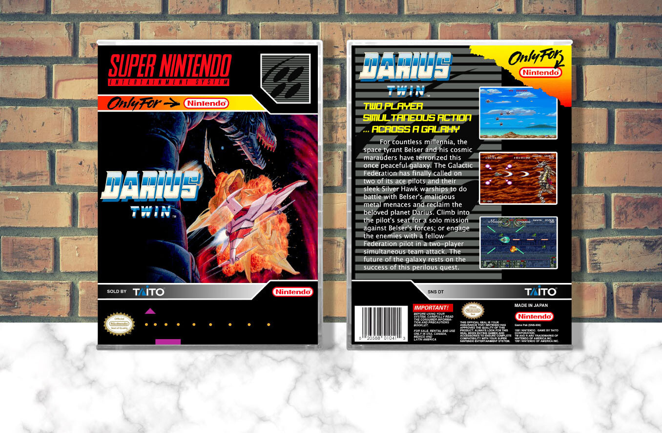 Darius Twin, Case Color: CLEAR (Transparent)