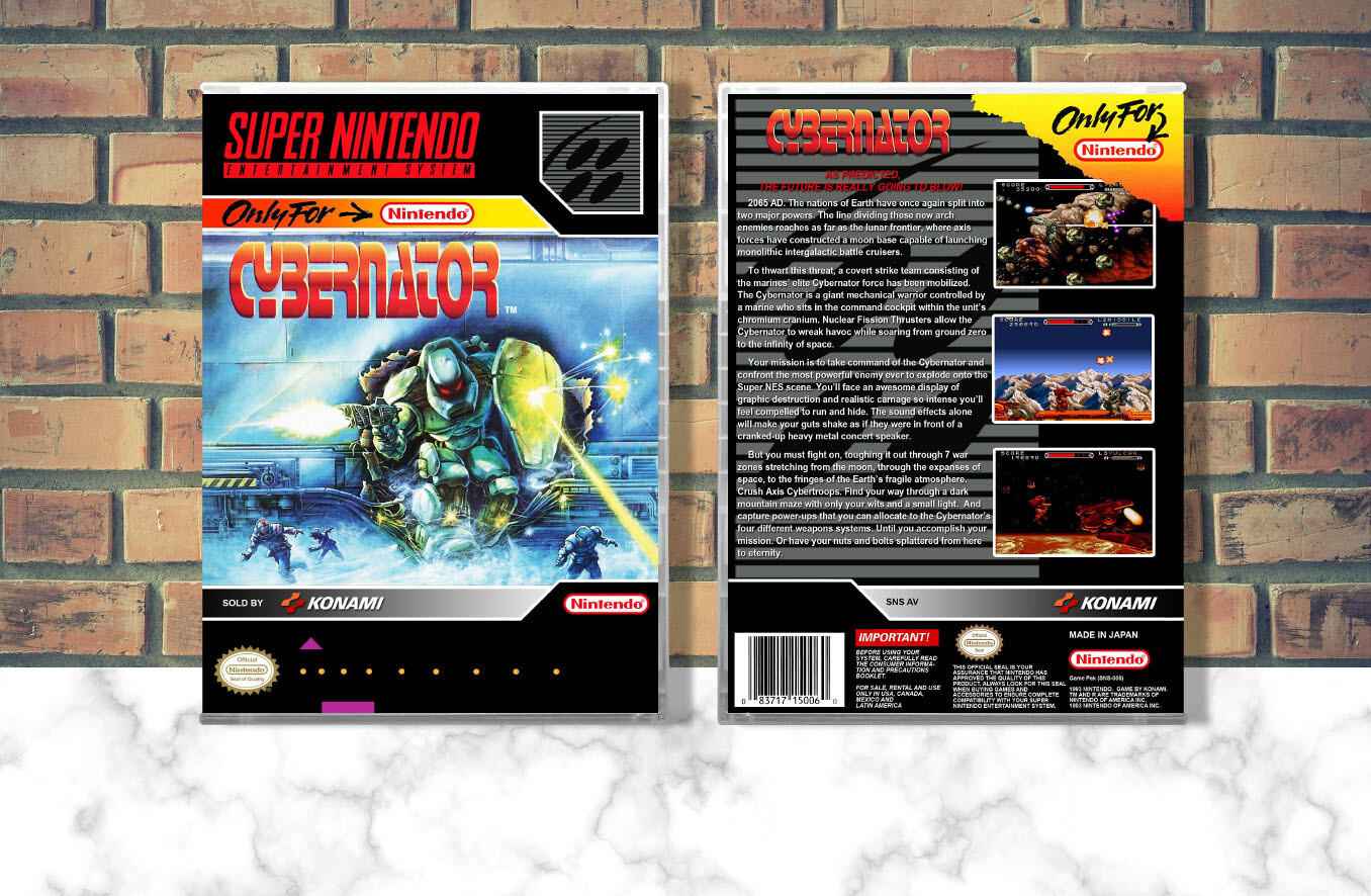 Cybernator, Case Color: CLEAR (Transparent)