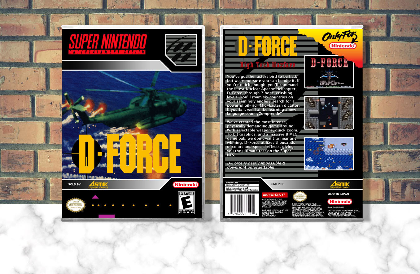 D-Force, Case Color: CLEAR (Transparent)