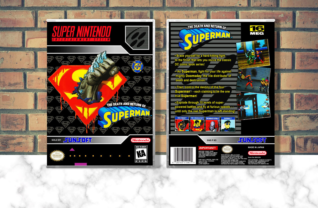 Death and Return of Superman, The, Case Color: CLEAR (Transparent)