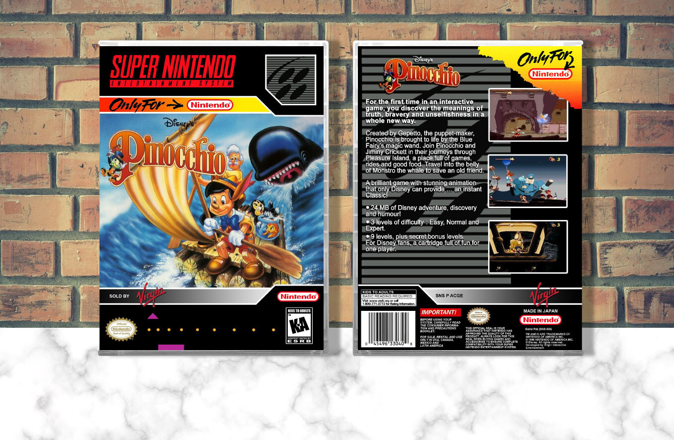 Disney&#39;s Pinocchio, Case Color: CLEAR (Transparent)