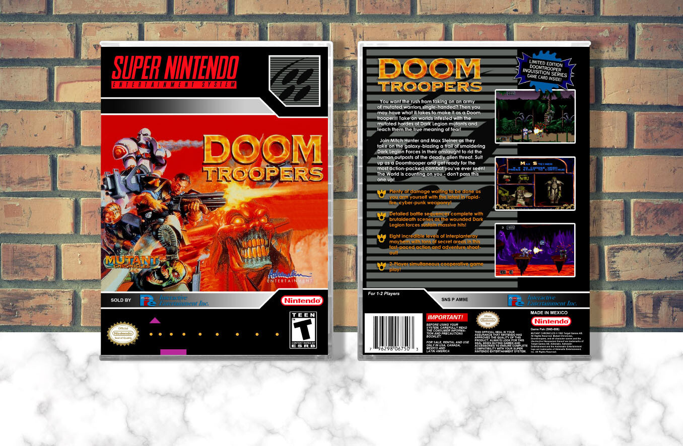 Doom Troopers, Case Color: CLEAR (Transparent)