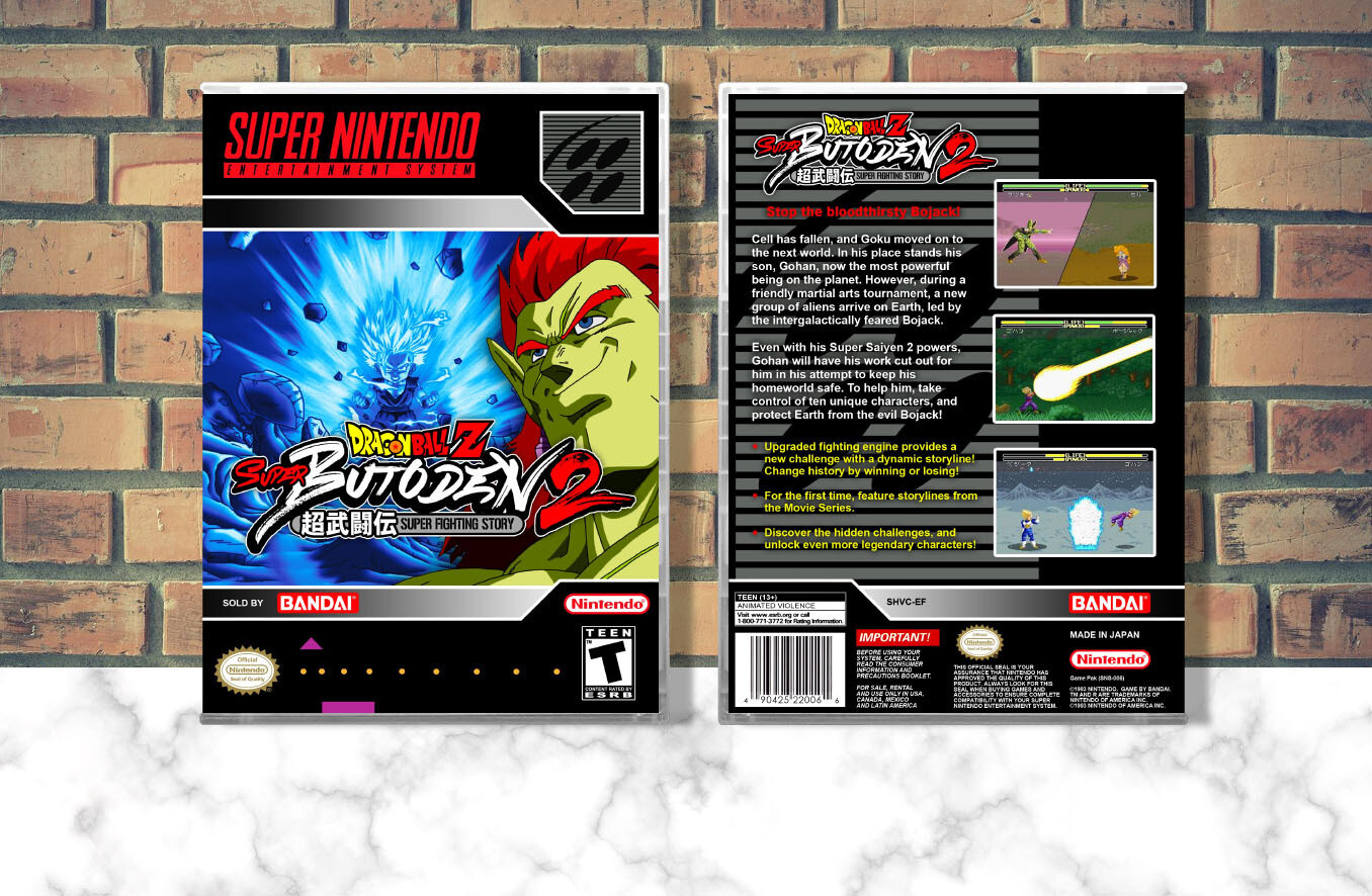 Dragon Ball Z: Super Butoden 2, Case Color: CLEAR (Transparent)