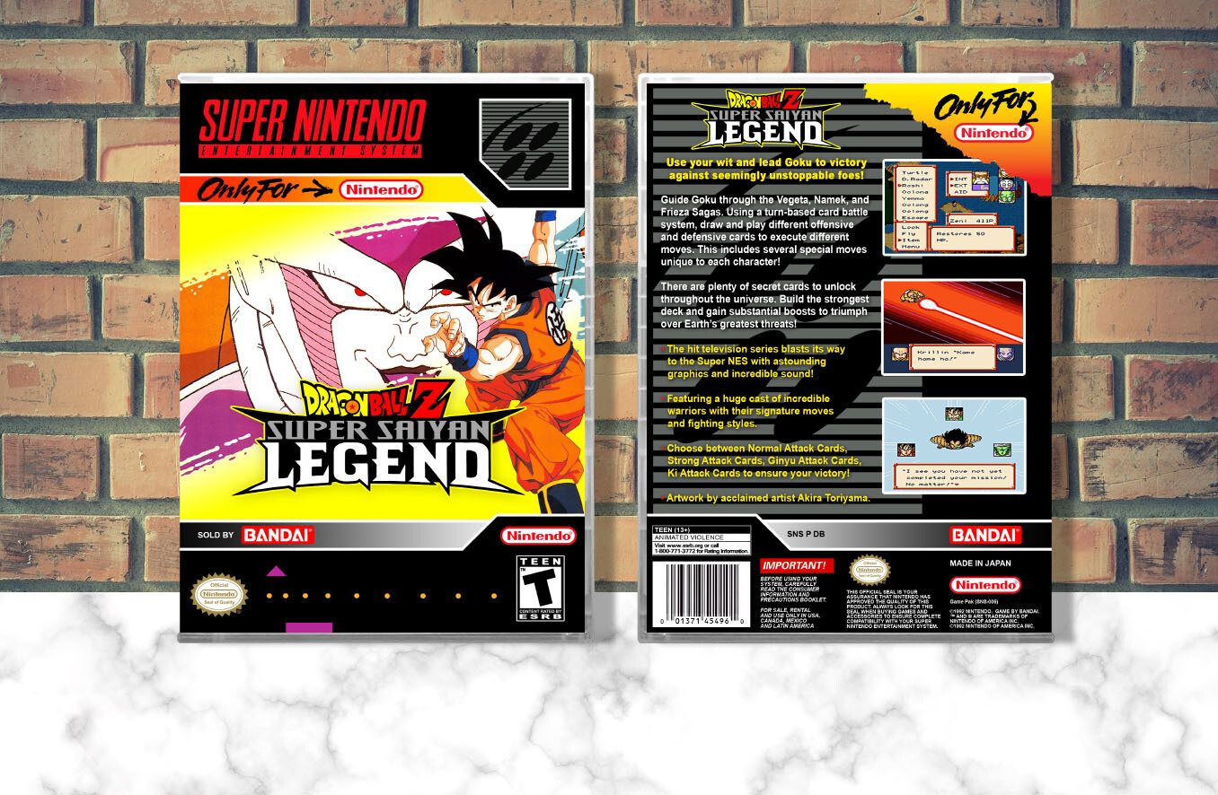 Dragon Ball Z: Super Saiyan Legend, Case Color: CLEAR (Transparent)