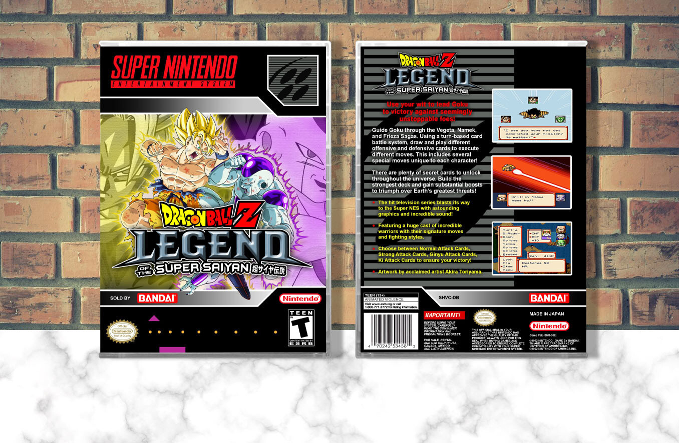 Dragon Ball Z: Super Saiya Densetsu, Case Color: CLEAR (Transparent)