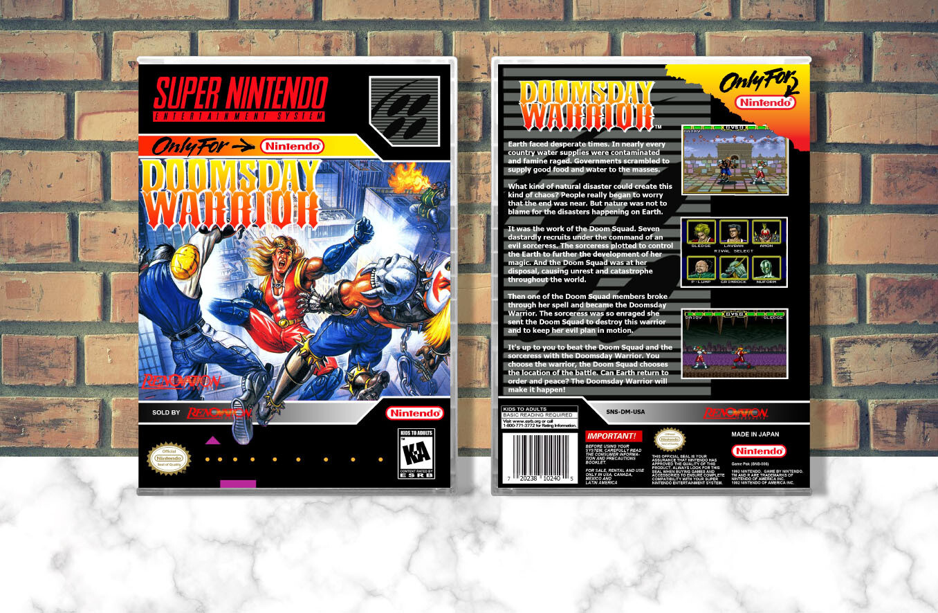 Doomsday Warrior, Case Color: CLEAR (Transparent)