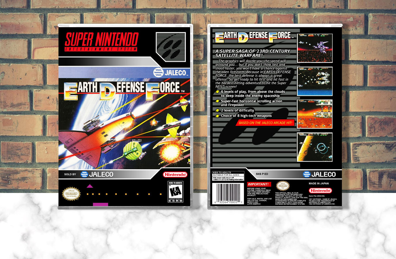 Earth Defense Force, Case Color: CLEAR (Transparent)