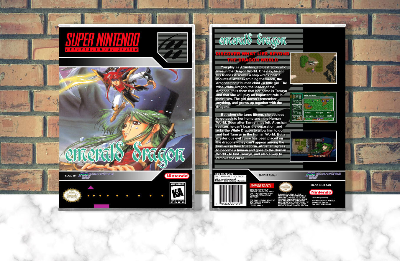 Emerald Dragon, Case Color: CLEAR (Transparent)